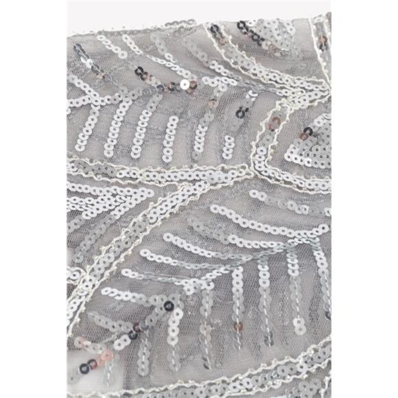 1920s Shawl Wraps Sequin Beaded Evening Cape Bridal Shawl - Picture 6 of 7